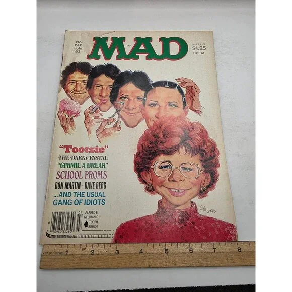 MAD Magazine July 1983 #240 Tootsie Dark Crystal Don Martin EC Pubs - Picture 5 of 15